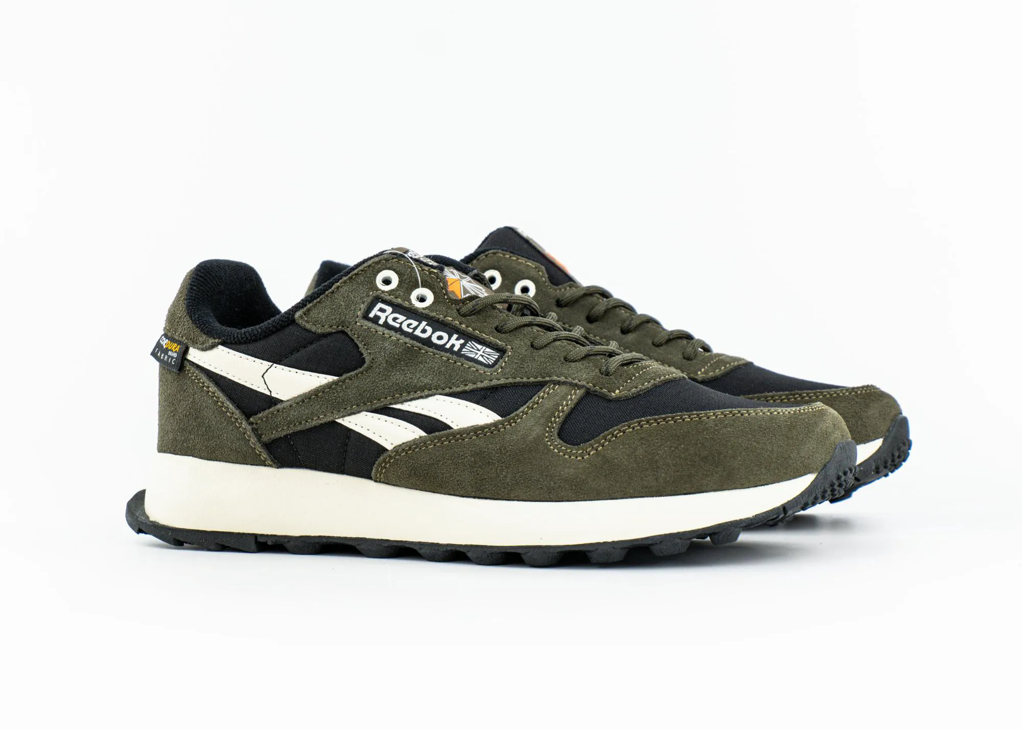 Кроссовки Reebok Classic Leather Cordura "Core Grey" (307-3)