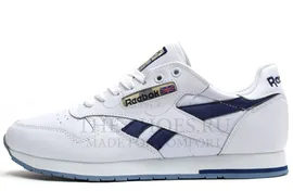 Кроссовки Reebok Classic Leather White Blue