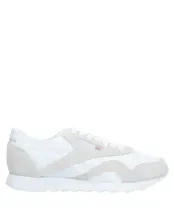 Женские белые низкие кеды и кроссовки REEBOK логотип