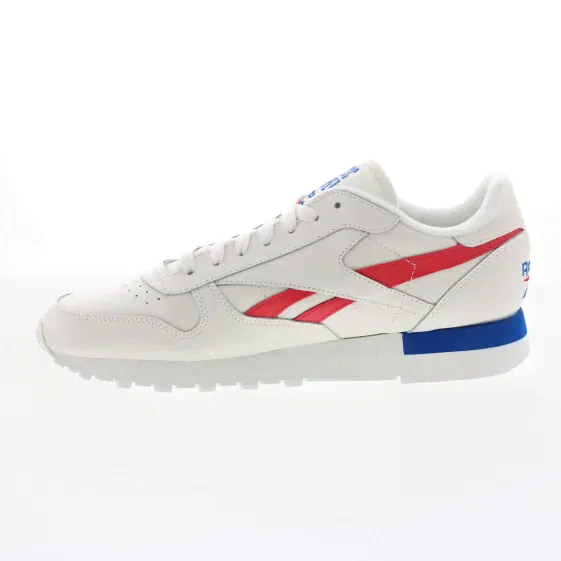 Кроссовки мужские Reebok Classic Leather Chalk Vector Red Vector Blue-2