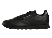 Кроссовки Reebok Classic Leather, black/int-black, 8.5 US