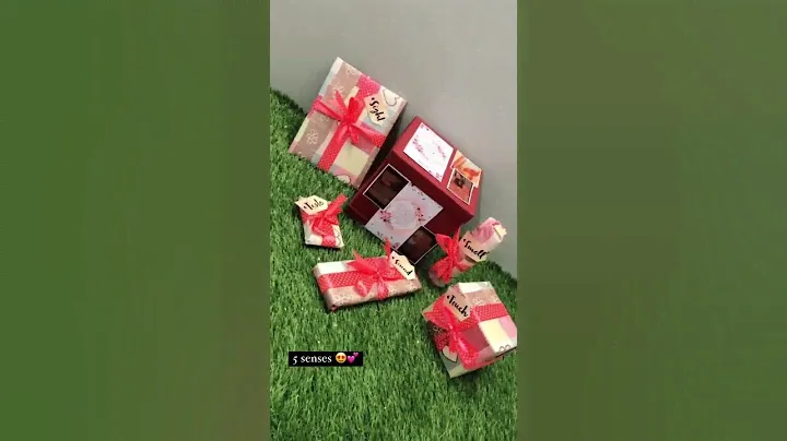 5 senses box for her 🎀 Gift wrappings | gift ideas | 5 senses gift box ideas
