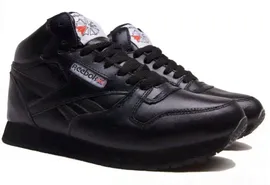 Зимние мужские кроссовки Reebok Classic High All Black
