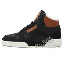 Зимние Reebok Classic Exertion Mid Black/Brown/White With Fur