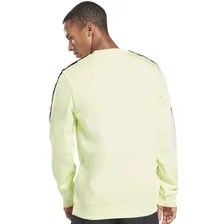 Мужской свитшот спортивный зеленый Reebok Training Essentials Tape Crew M GU9966
