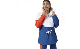 Анорак женский Reebok DH1254 синий S