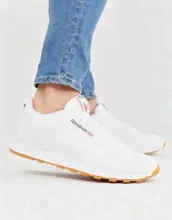 Белые кожаные кроссовки Reebok Classic 49799-Белый-0