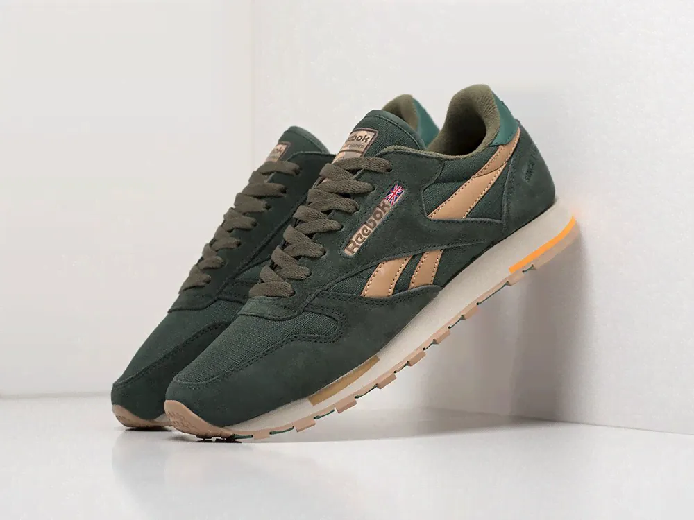 Кроссовки Reebok Classic Leather Utility цвет Зеленый-0