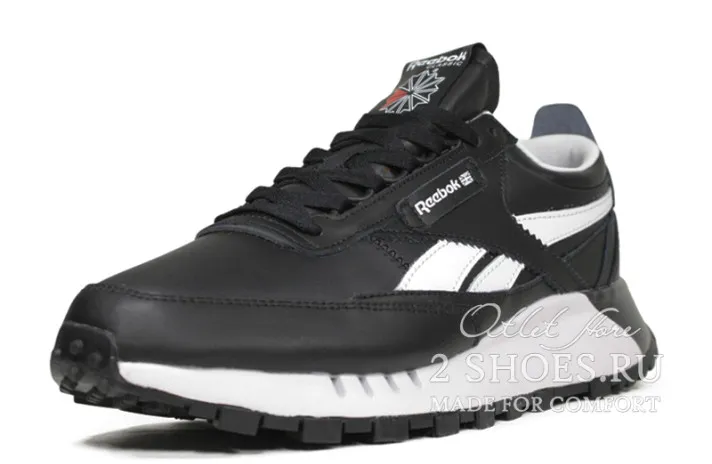 Кроссовки Reebok Classic Leather Legacy Black White-3