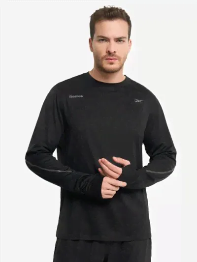 Лонгслив мужской Reebok, Черный-0