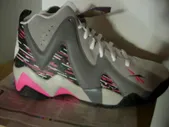 Reebok Kamikaze II, Carbon Shark Grey Pink , Men Us 9.5, Breast Cancer Awareness