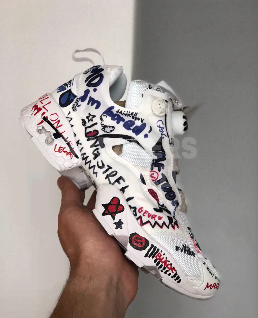 Reebok Insta Pump Fury x Vetements Graffiti