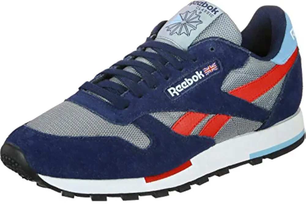 Кроссовки Reebok Classic Leather MU Schuhe Grey/Navy-0