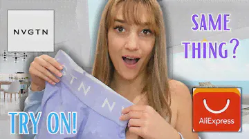 TESTING REAL VS ALIEXPRESS NVGTN | TRY-ON