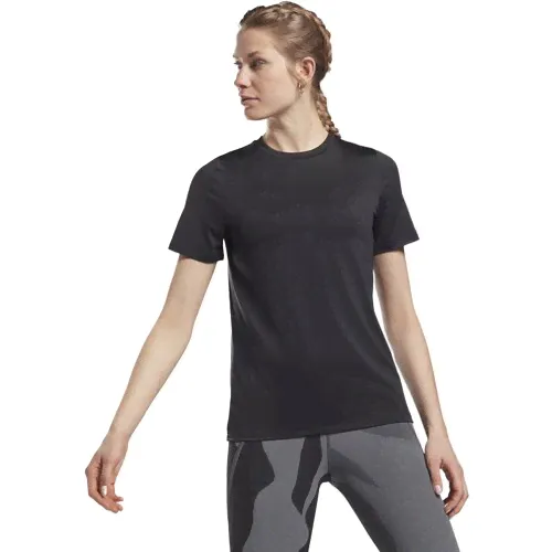 Футболка Reebok Workout Ready Speedwick, размер, черный, черный/black, полиэстер