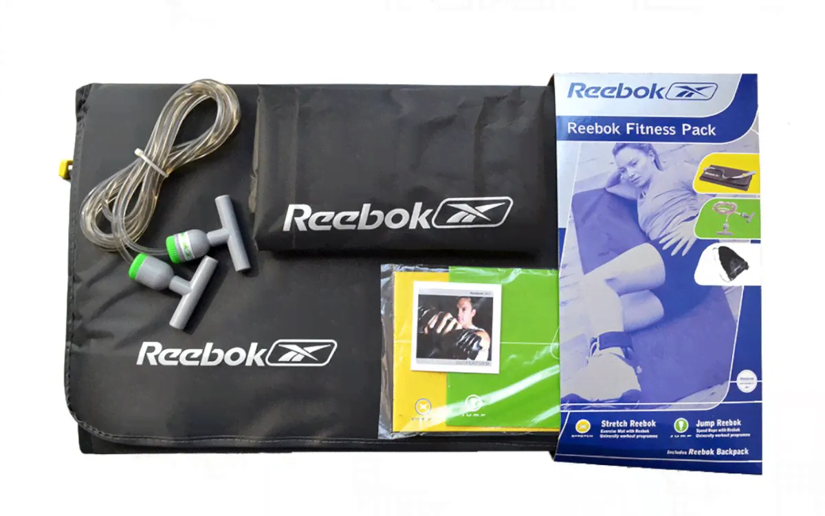 Комплект аксесуаров REEBOK для аэробики (коврик, сумка, скакалка)-0