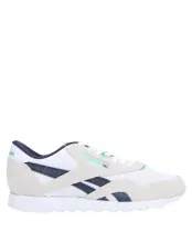 Женские белые низкие кеды и кроссовки REEBOK кожа