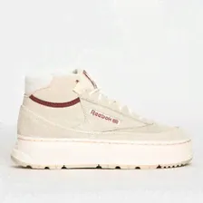 Кеды женские Reebok Club C Geo Mid бежевые 9 US