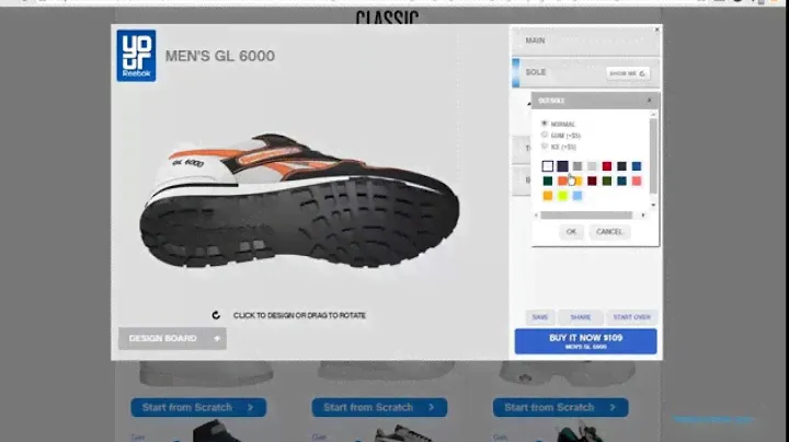 Watch me Design a Pair of Reebok GL 6000 - boxwod.net