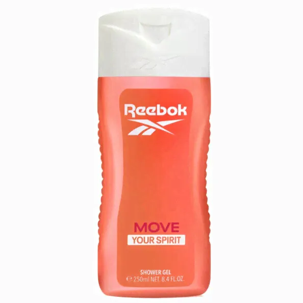 REEBOK MOVE YOUR SPIRIT lady shower gel 250ml NEW женская