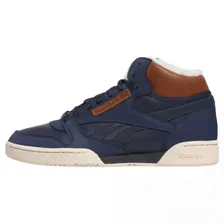 Кроссовки Зимние Reebok Сlassic Exertion Mid Blue/Brown With Fur с Мехом