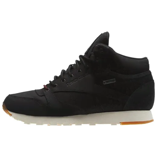   Reebok CL LTHR MID GTX-THI BLACK/PAPERWHITE-GUM