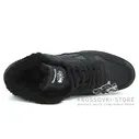 Зимние Reebok Classic Exertion Mid Black/Dark Green With Fur