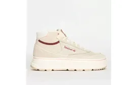 Кеды женские Reebok Club C Geo Mid бежевые 8 US