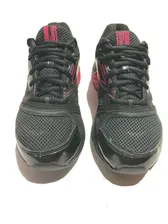 Reebok Womens Premier DMX Ride Kinetic Fit Running Black Pink Shoes Size 9 Us