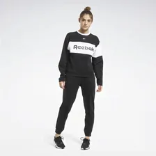 Спортивный костюм женский, Reebok Linear Logo Crew Ts, размер 40 (FU2254)