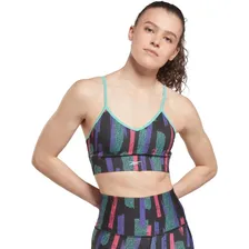 Топ-бра женский Reebok MYT Printed Bra, размер 52-54 RUS