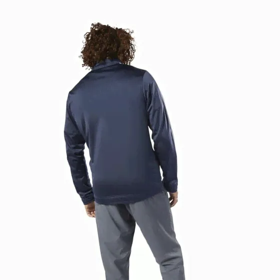 Мужская спортивная куртка Reebok Essentials Linear Logo Темно-синий-1