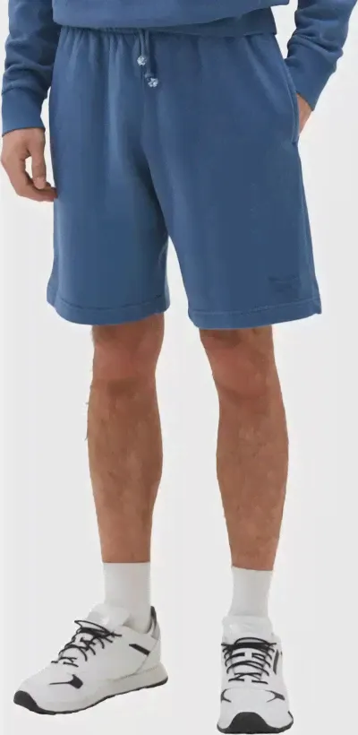 Трикотажные шорты мужские Reebok RI WASHED SHORT синие XL 100075630 (синий, lpn25549576)