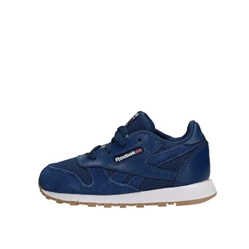 Спортивная обувь Reebok Unisex Baby Classic Leather Estl Sneaker, Blau (Washed Blue/White), 22 EU-0