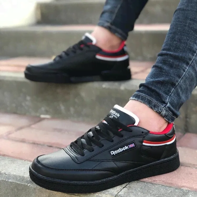 Черные кеды Reebok-0