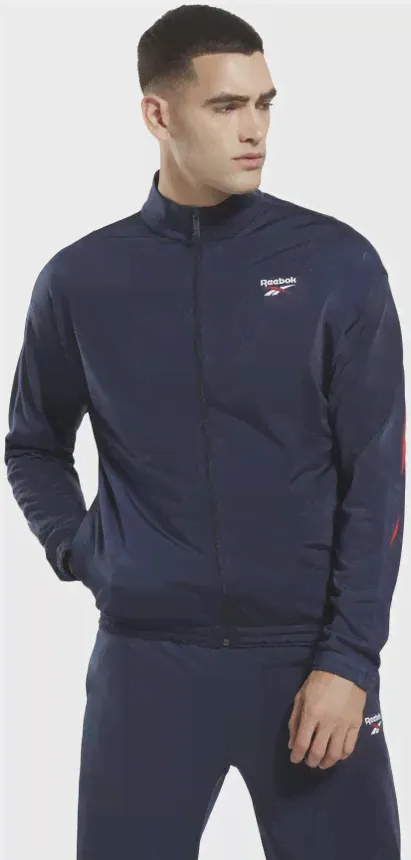 ОЛИМПИЙКА REEBOK RI VECTOR KNIT TRACKTOP СИНИЙ/КРАСНЫЙ