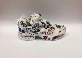 Кроссовки Reebok insta pump Graffiti женские графф