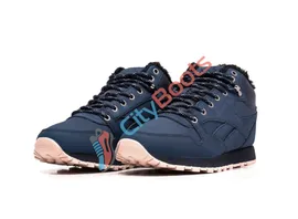 Reebok Ripple Mid Blue с мехом