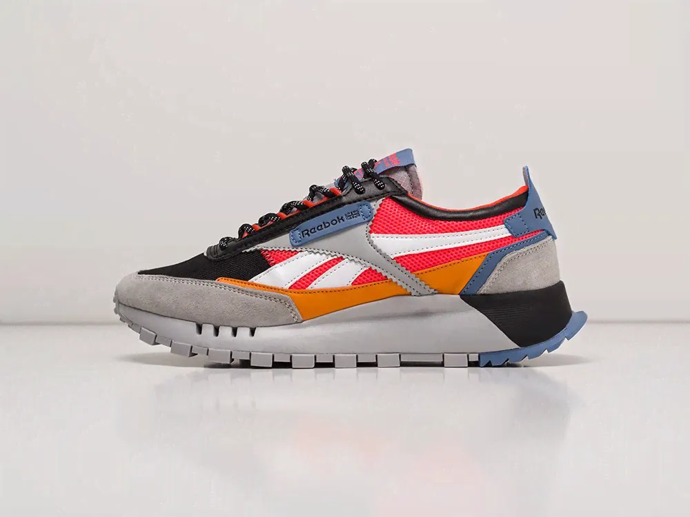мужские кроссовки Reebok Classic Leather Legacy Red / White / Orange / Black / Grey-0