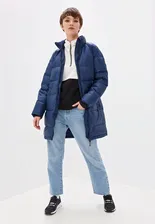 Пуховик Reebok Classic, Синий, CL DOWN JACKET LONG