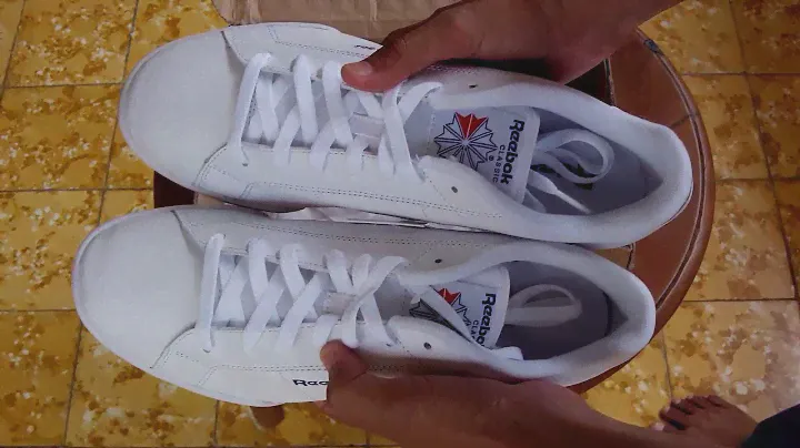 Sepatu Sneakers Reebok NPC II Classic White Original, Unboxing