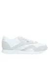 Женские белые низкие кеды и кроссовки REEBOK логотип