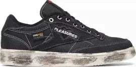 Кроссовки pleasures x club c 85 'black chalk' Reebok, черный