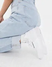 Белые высокие кроссовки Reebok Ex-O-Fit-Бeлый