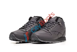 Reebok Ripple Mid Grey с мехом
