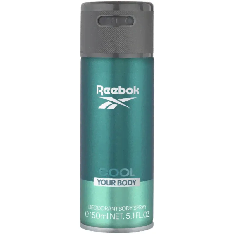 Дезодорант Reebok Cool Your Body спрей для тела для мужчин, 150мл
