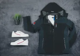 Куртка Reebok black-gray