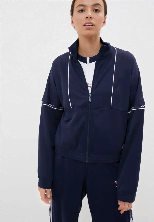 Олимпийка Reebok Classic, Синий, CL F VECTOR TAPE TRACKTOP-3