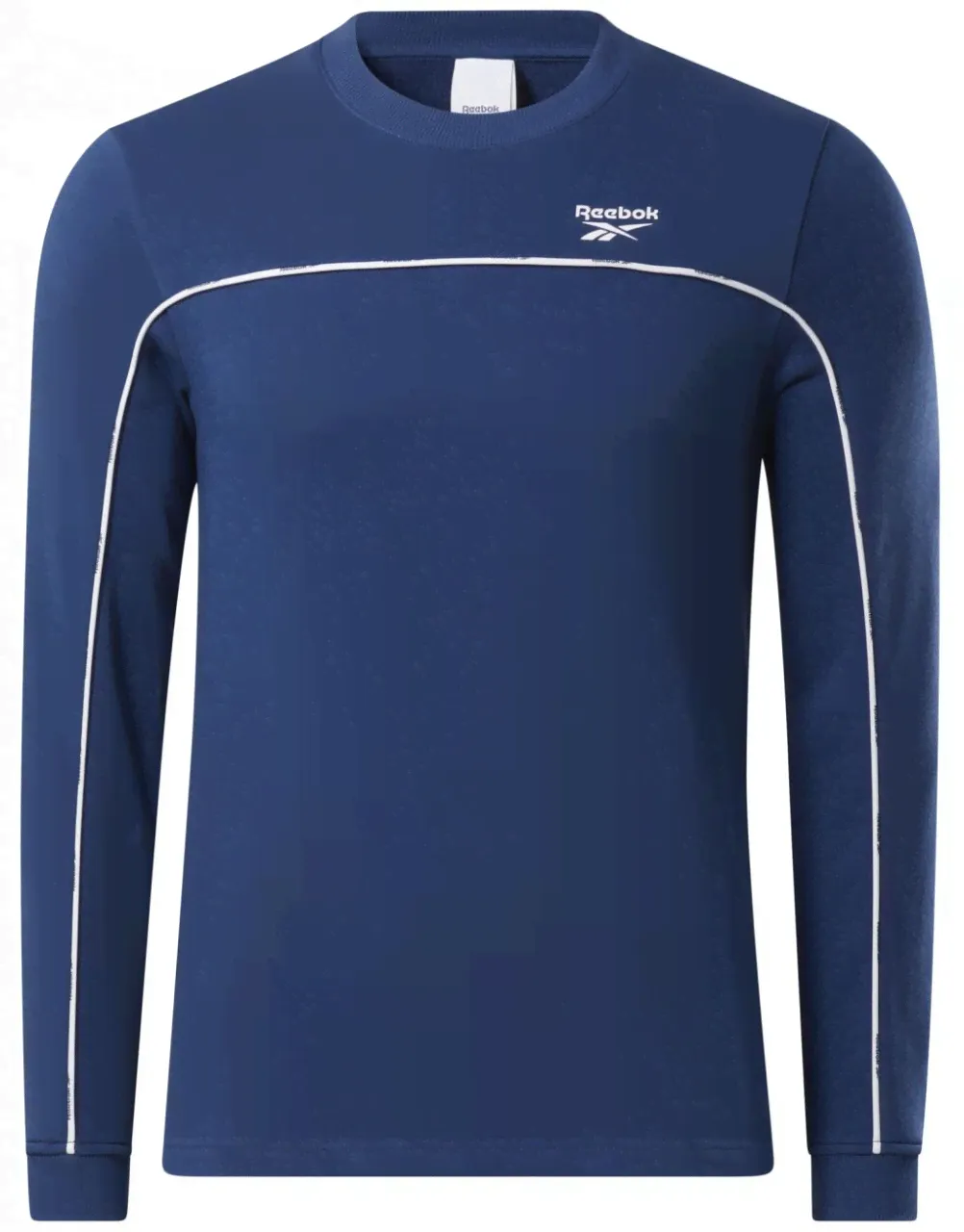 Мужская теннисная кофта Reebok Wor Piping Crew - batblu