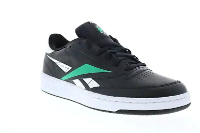 Reebok Club C 85 MU EF8840 Mens Black Leather Lifestyle Sneakers Shoes 9.5-0